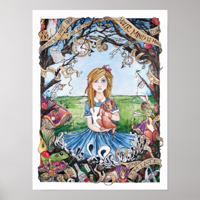 POSTER DEMANDEZ JUSTE ALICE (Devant)