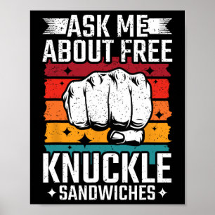 Poster Demandez-moi des sandwichs gratuits