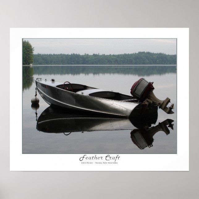 Poster d'embarcation en plume 1954 (Devant)
