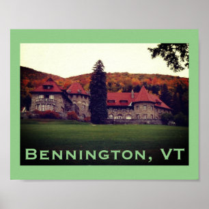 Poster Demeure du Southern Vermont College, Bennington