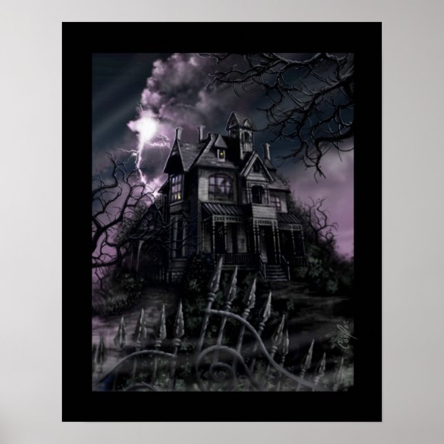 Poster "Demeure sombre" (Devant)
