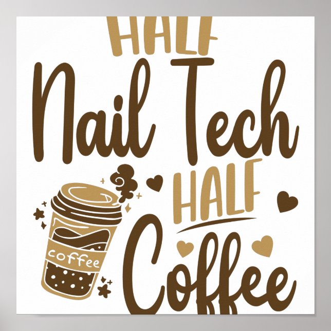 Poster Demi-Clou Tech Semi-Coffee Pun Pour Clou (Devant)
