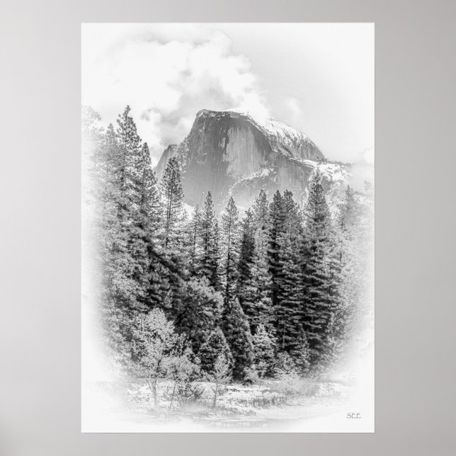 Poster Demi-dôme en hiver (Devant)