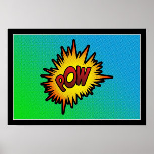 Poster demi-ton POW