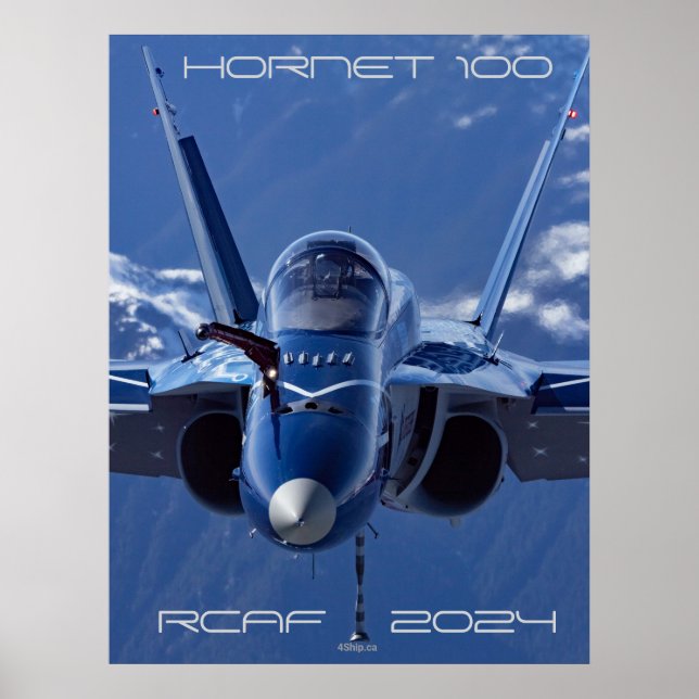 Poster Démo Hornet 100 CF18 2024 (Devant)