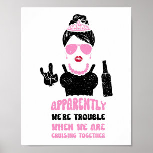 Poster Demoiselle d'honneur Apparemment Nous sommes des e