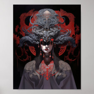 Poster Demon Queen Imaginaire Art