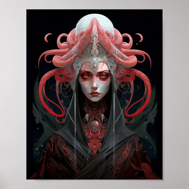 Poster Demon Queen Imaginaire Art (Devant)