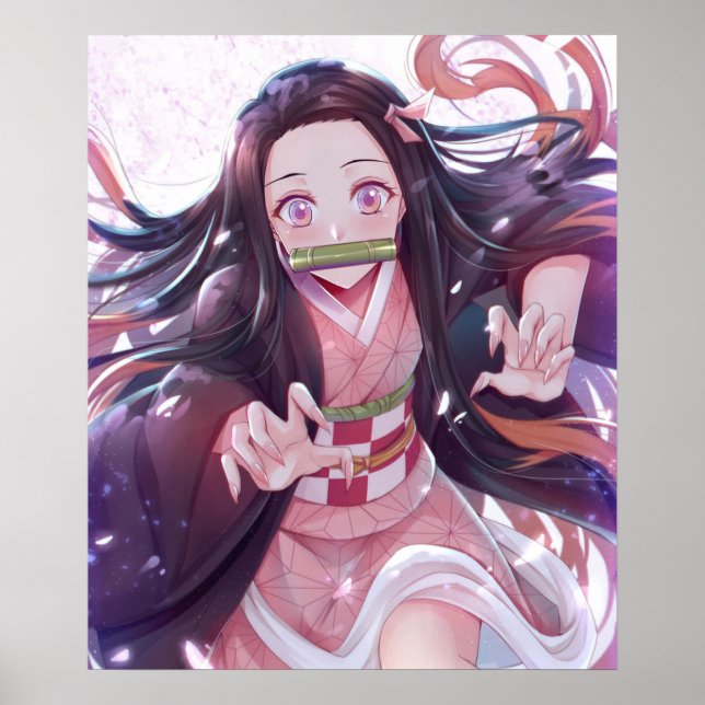 Poster Demon Slayer Nezuko Kamado (Devant)