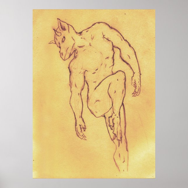 Poster Démon volant (Devant)