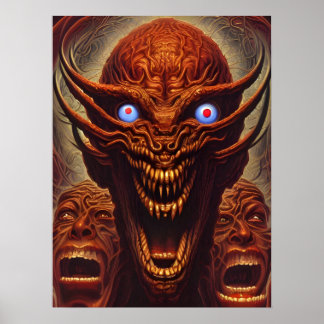 Poster démons zoroastriens