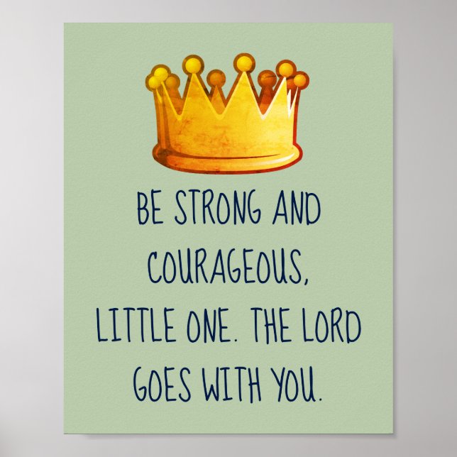 Poster d'enfants de la Couronne inspiré par la Bib (Devant)