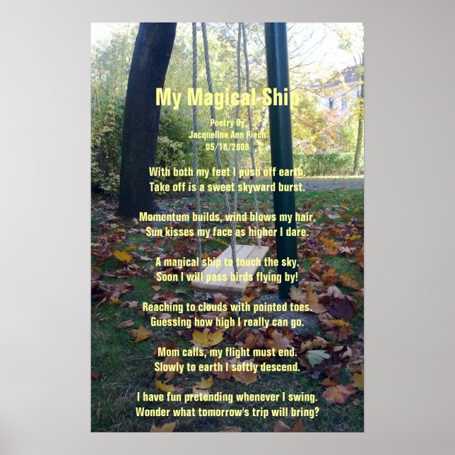 Poster d'enfants de My Magical Ship (Devant)