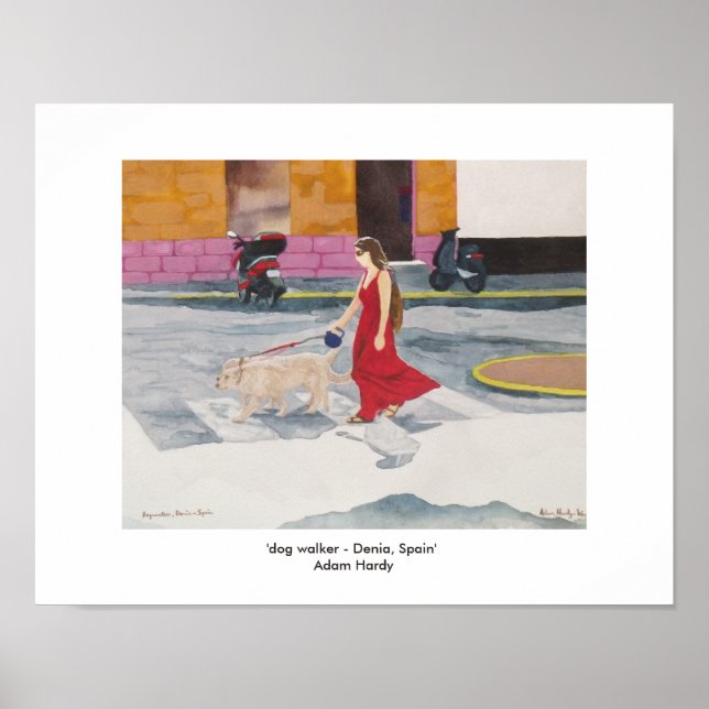 Poster Denia, Espagne (Devant)