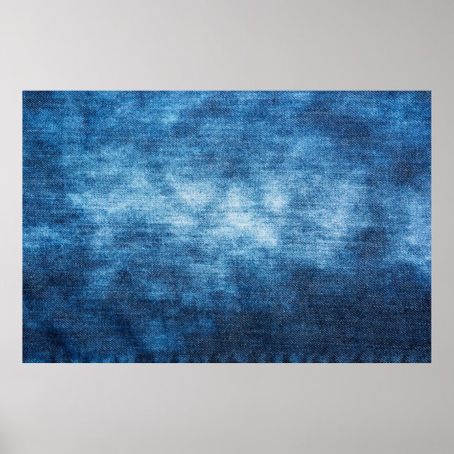 Poster Denim a porté texture tissu pour arrière - plan. J (Devant)