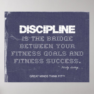 Poster Denim for Fitness Discipline