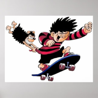 Poster Dennis et gnasher