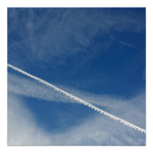 Poster dentelle blanche dans le ciel