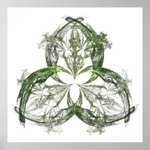 Poster Dentelle de shamrock