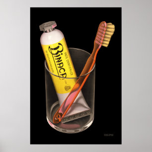 Poster dentifrice Binaca