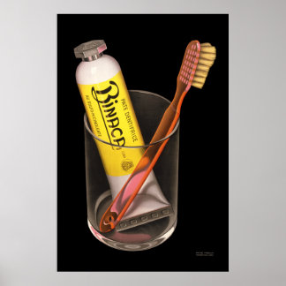 Poster dentifrice Binaca
