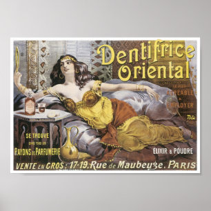 Poster Dentifrice Oriental