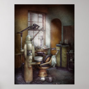Poster Dentist - Dental Office circa 1940's
