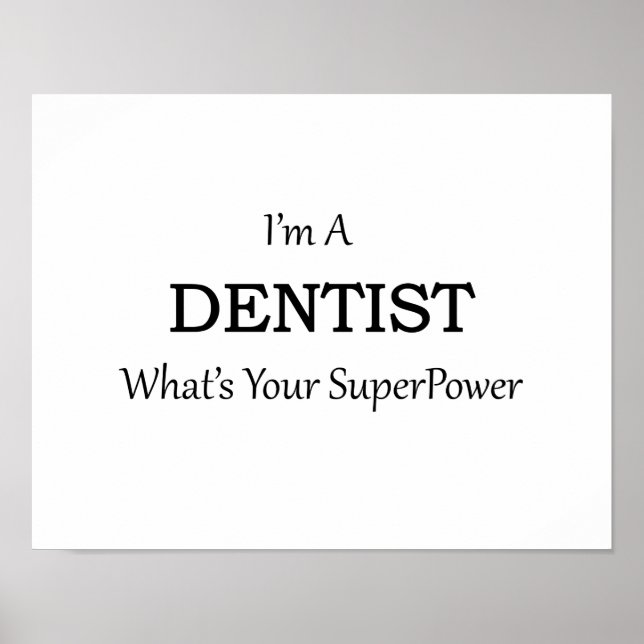 POSTER DENTISTE (Devant)