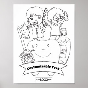 Poster Dentiste Art Dentiste Galerie Art Coloration Art O