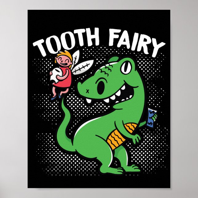 Poster Dentiste Dental Assistant Hygiéniste Tooth Fairy (Devant)