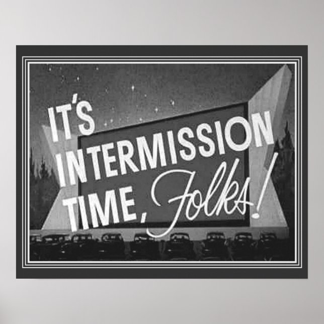 Poster d'entrée de lecteur vintage 16x20 (Devant)