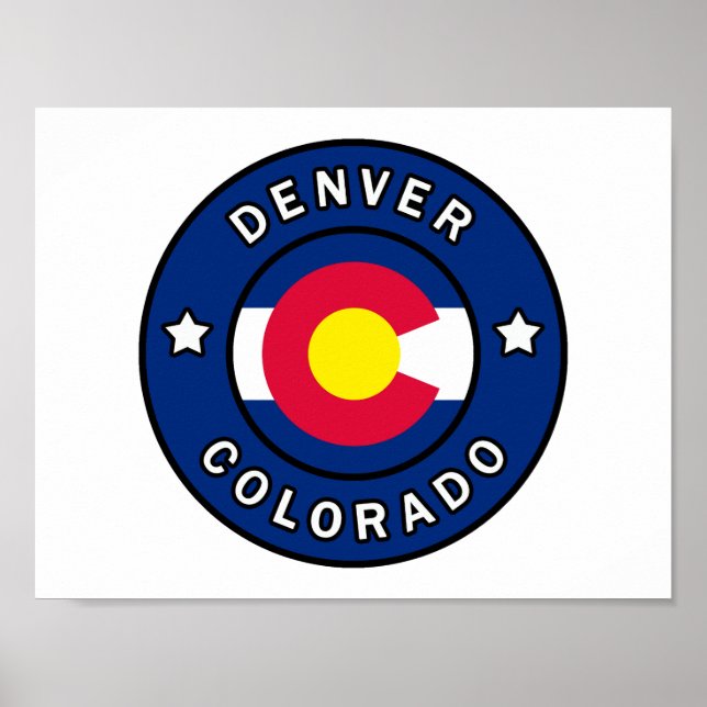 Poster Denver Colorado (Devant)