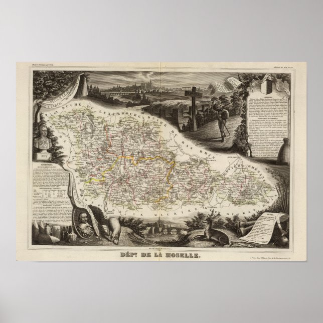 Poster Département de la Moselle (Devant)