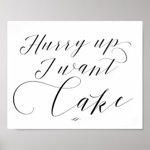 Poster Dépêchez-vous, je veux Cake Kid Mariage Procession