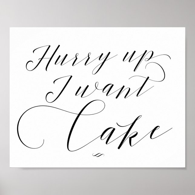 Poster Dépêchez-vous, je veux Cake Kid Mariage Procession (Devant)