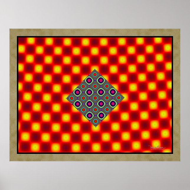 Poster Déplacement de l'incrustation (Devant)