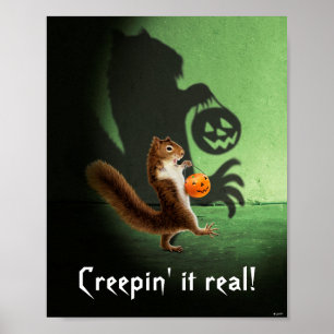 Poster Déplaisant écureuil