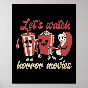 Poster Déplaisant Funny Regardons les films d'horreur Sal