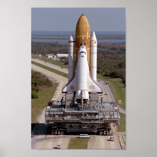 Poster Déploiement de la découverte des navettes spatiale