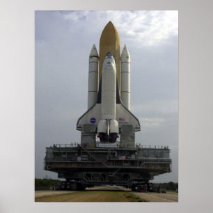 Poster Déploiement de la navette spatiale Columbia (STS-1
