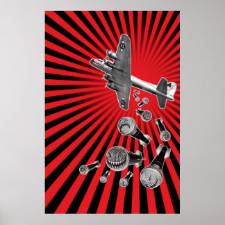 Poster Déposer les battements Ciel noir Imprimer