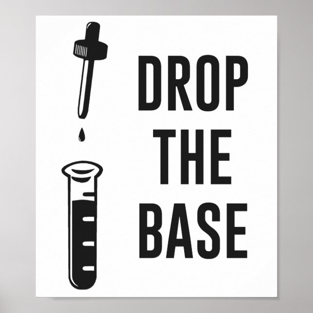 Poster Déposez la base de chimie Bass (Devant)