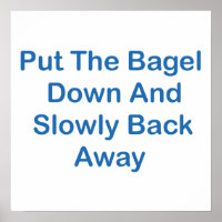 Déposez Le Bagel Et Revenez Lentement.