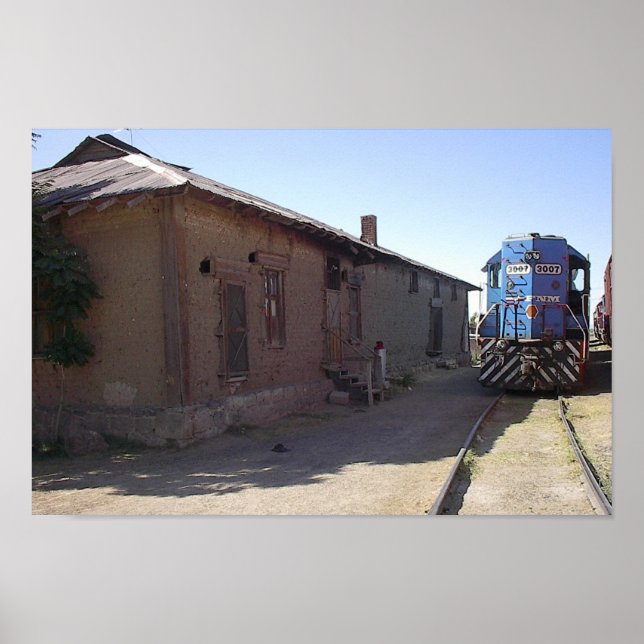 Poster dépôt de train (Devant)