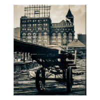 Dépôt ferroviaire central de Chicago dans les anné