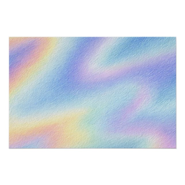 Poster Dérive de ciel pastel (Devant)