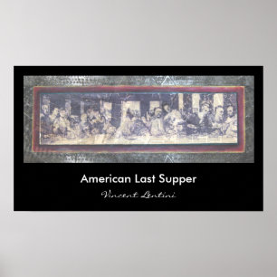 Poster Dernier dîner américain