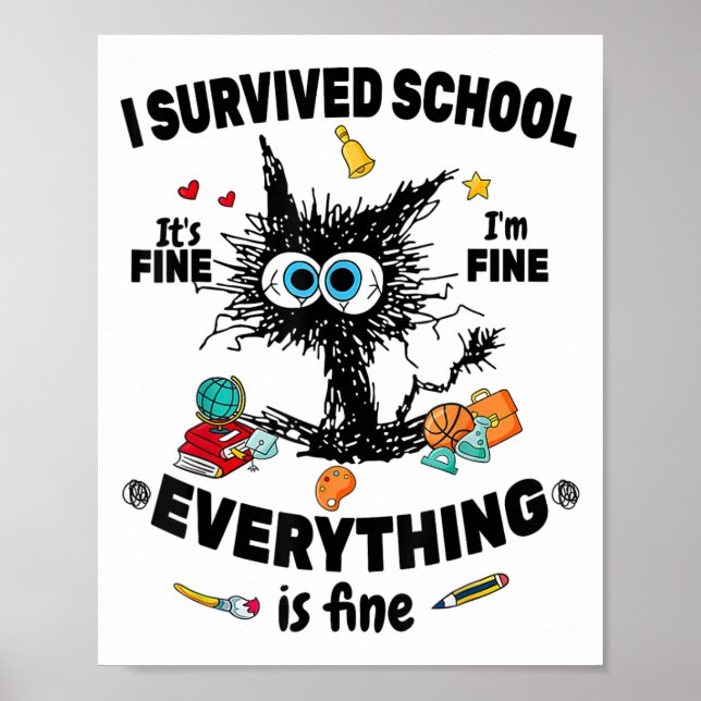 Poster Dernier Jour D'École (Devant)