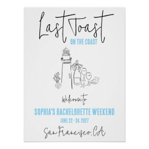 Poster Dernier Toast sur la Côte Enterrement de Vie de Je