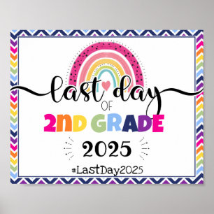 Poster dernière journée de 2e année de panneau d'accessoi